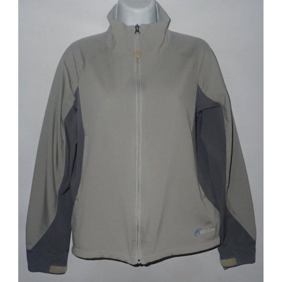 Cloudveil Women’s Medium gray Soft Shell Full Zip Jacket Lightweight‎ Hiking - Picture 1 of 6